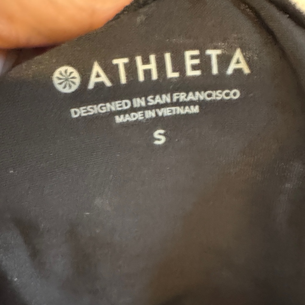 Athleta Black Twist Front Tank Top - Picture 3 of 3